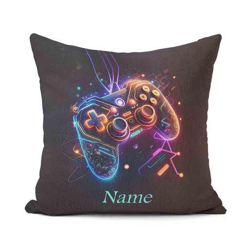 Neon gamer remote cushion - remote,