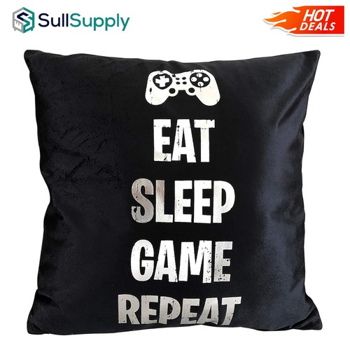 Playful black cushion cover - playful,