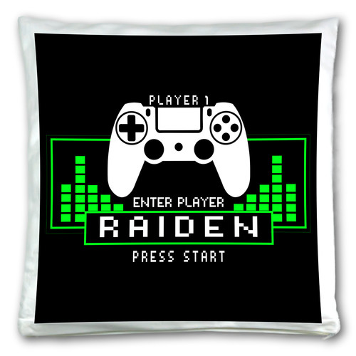 Personalised gamer cushion - personalised,