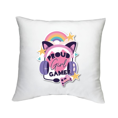 Proud girl gamer video - girl, gaming