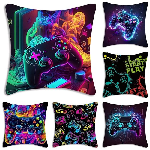 Gaming cushion cover neon - cushion,