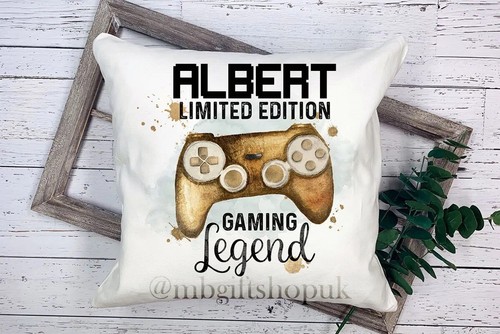 Personalised gamer cushion - cushion,