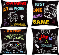 4 Pack Video Game Throw Pillow