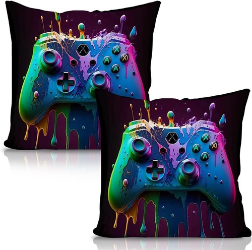 Gaming pillow cushion covers - cushion,
