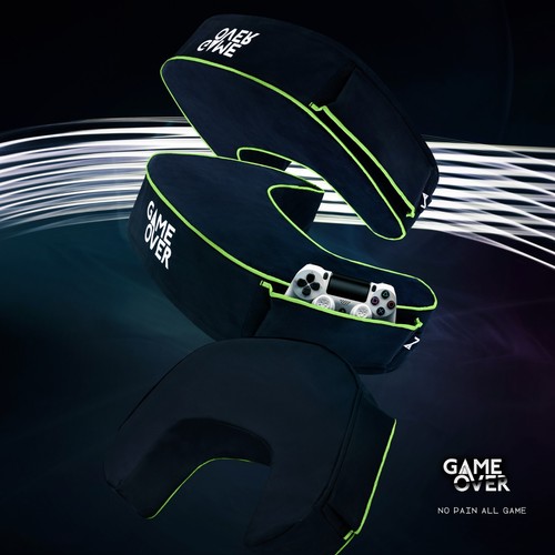 Game over green - over, large